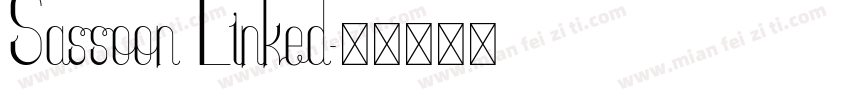 Sassoon Linked字体转换